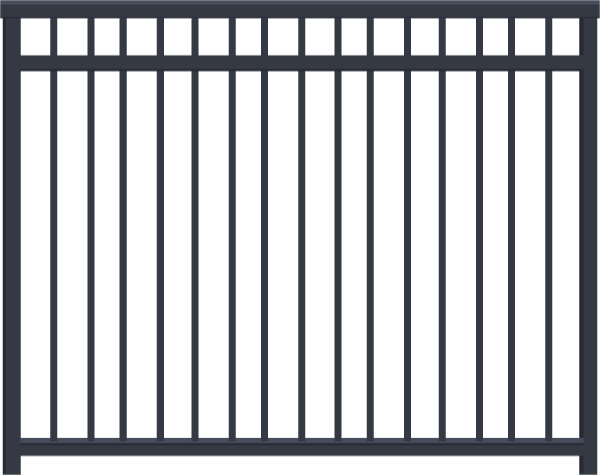 High-quality fence with transparent background showcasing durable and stylish fencing design in Florida.