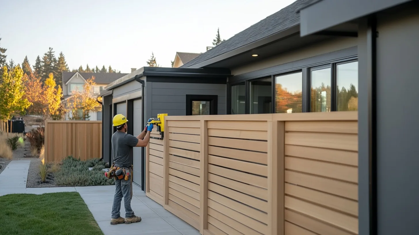 Fence post replacement service performed by Rosewood Fencing in Florida